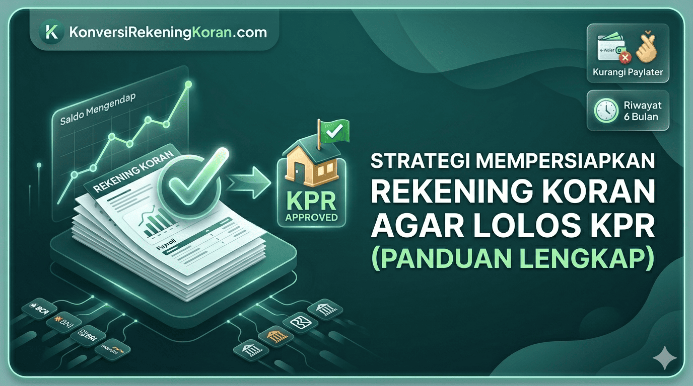 Strategi Mempersiapkan Rekening Koran Agar Lolos KPR (Panduan Lengkap)