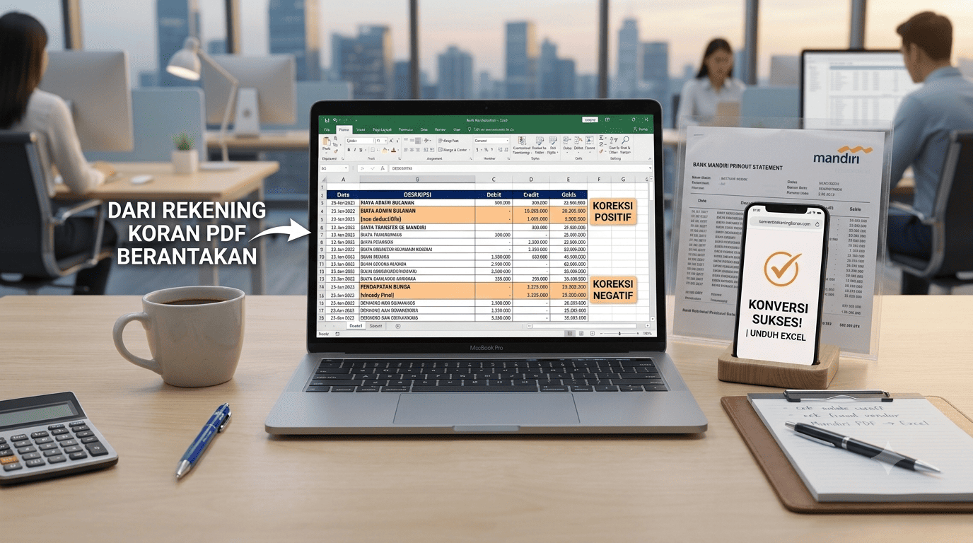 Cara Mempercepat Rekonsiliasi Fiskal Biaya Bank Menggunakan Excel